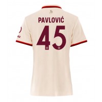 Camiseta Bayern Munich Aleksandar Pavlovic #45 Tercera Equipación Replica 2024-25 para mujer mangas cortas